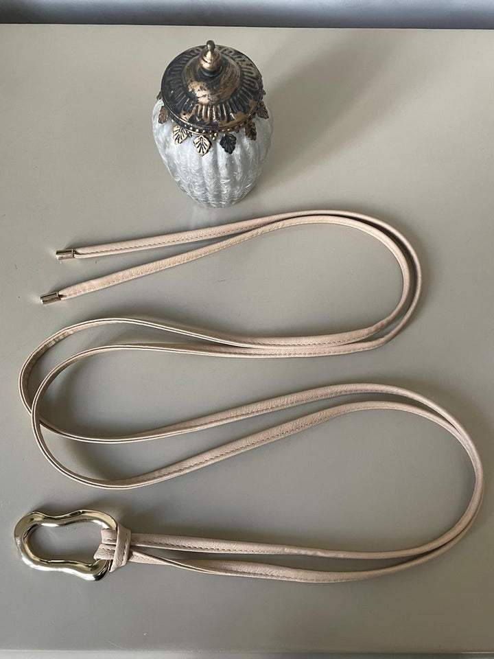 Cinto Iara em Couro - Nude