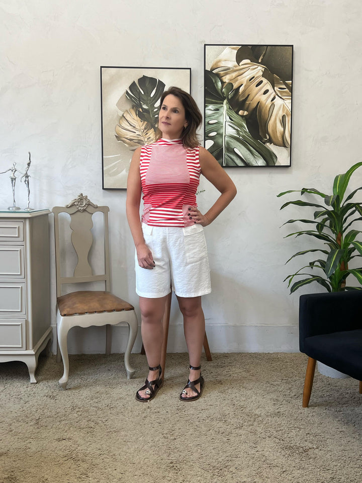 Bermuda Meire em Alfaiataria - Off