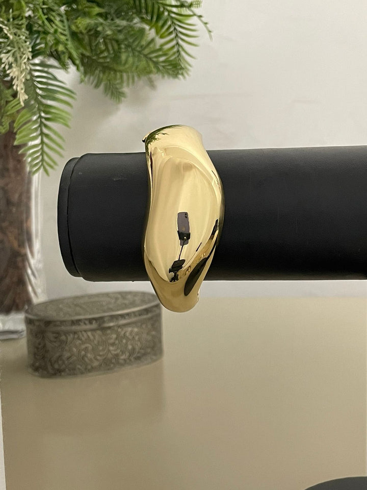 Bracelete Adelaide Orgânico - Dourado