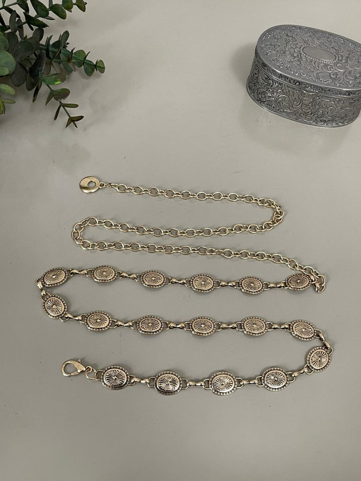 Cinto Júlia Medalhas Pequenas - Dourada