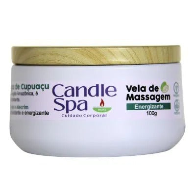 Vela de Massagem Relaxante com Óleos Essenciais de Lavanda, Laranja e Cravo - Aromaterapia e Hidratação Profunda