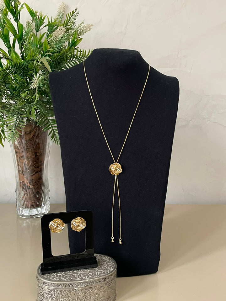 Conjunto Mari Gravatinha - Dourado