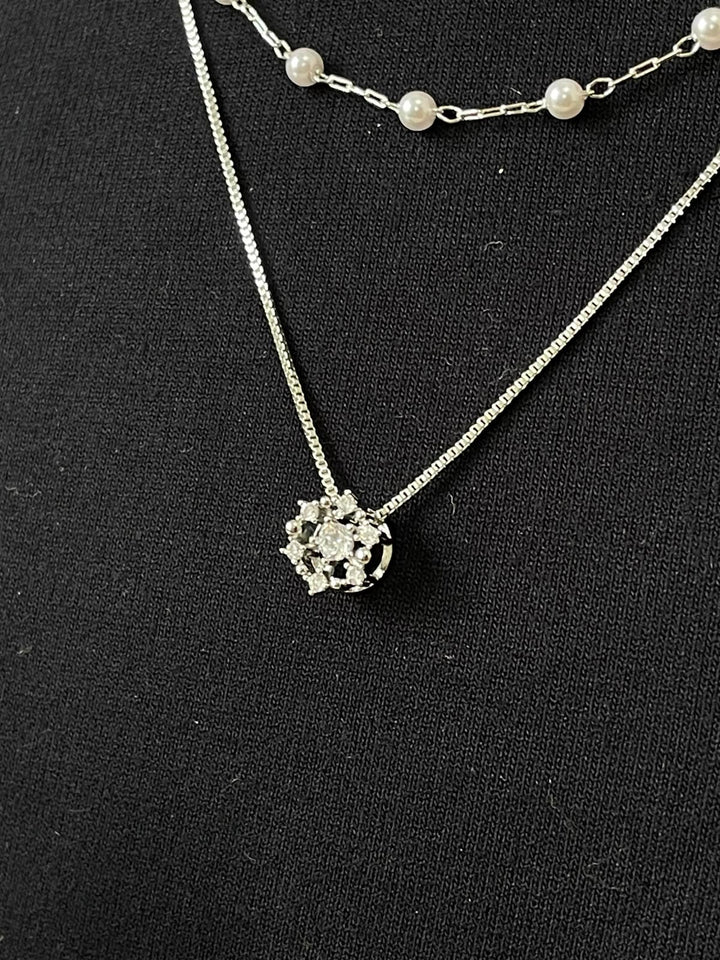 Conjunto Eloá Colar e Brinco - Prata