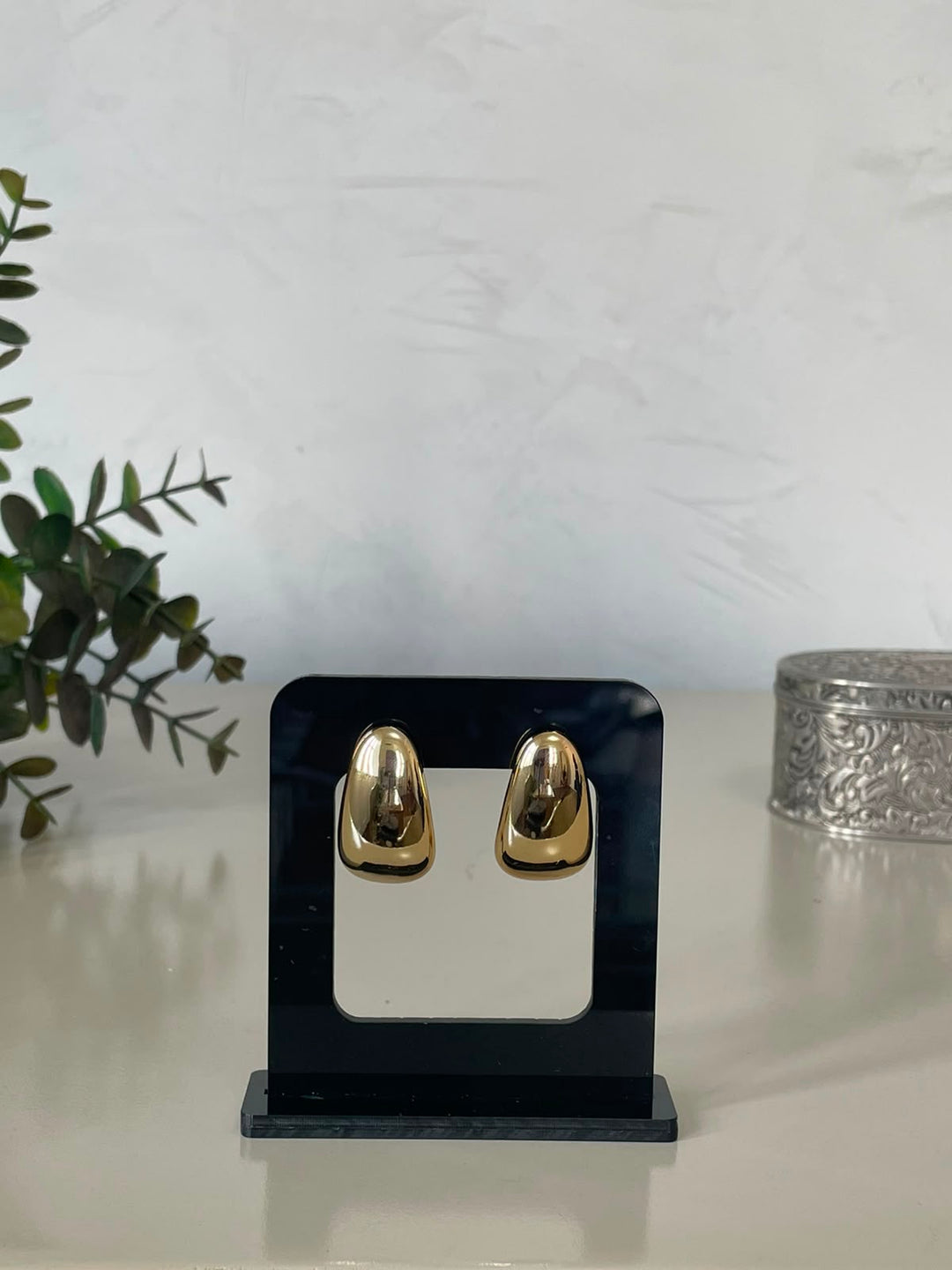 Brinco Joseane Oval - Dourado