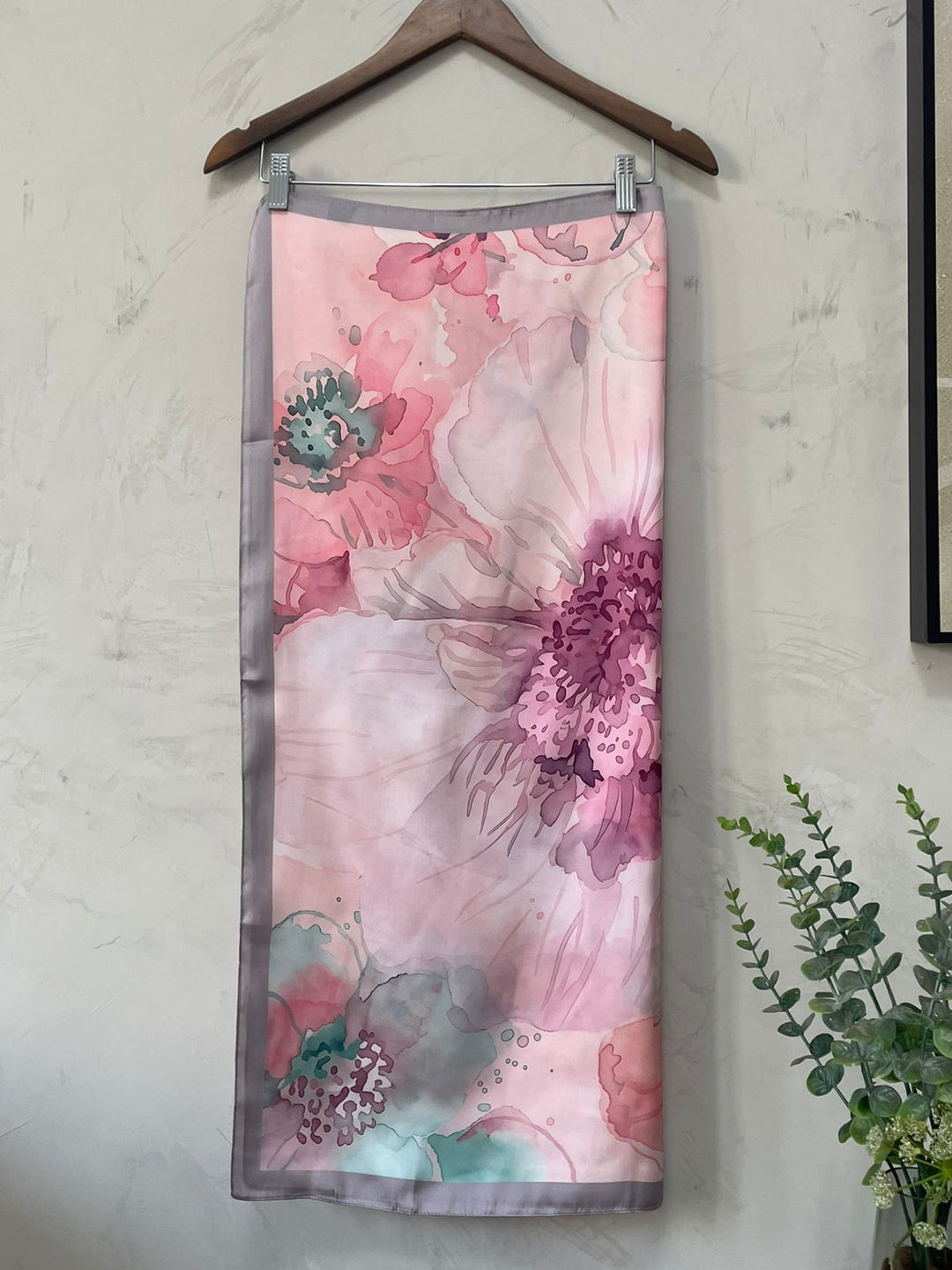 Lenço Samara Estampado - Rosa