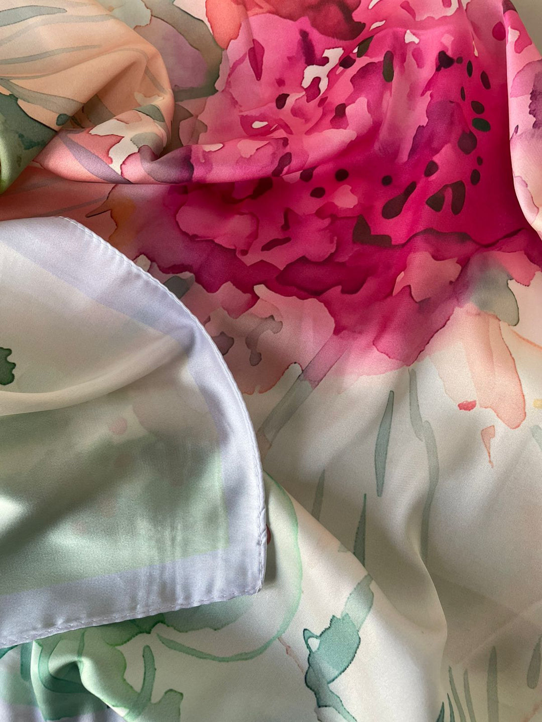 Lenço Samara Estampado - Rosa