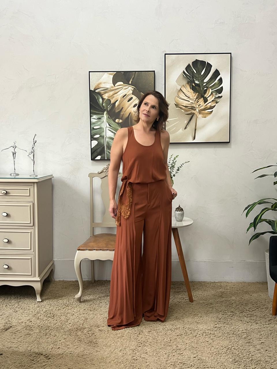 Conjunto Amanda - Marrom