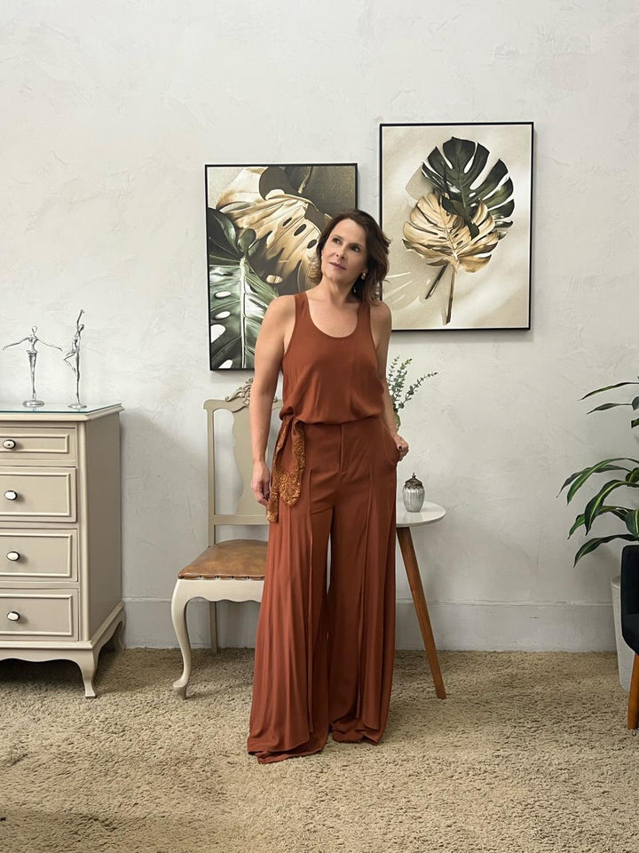 Conjunto Amanda - Marrom