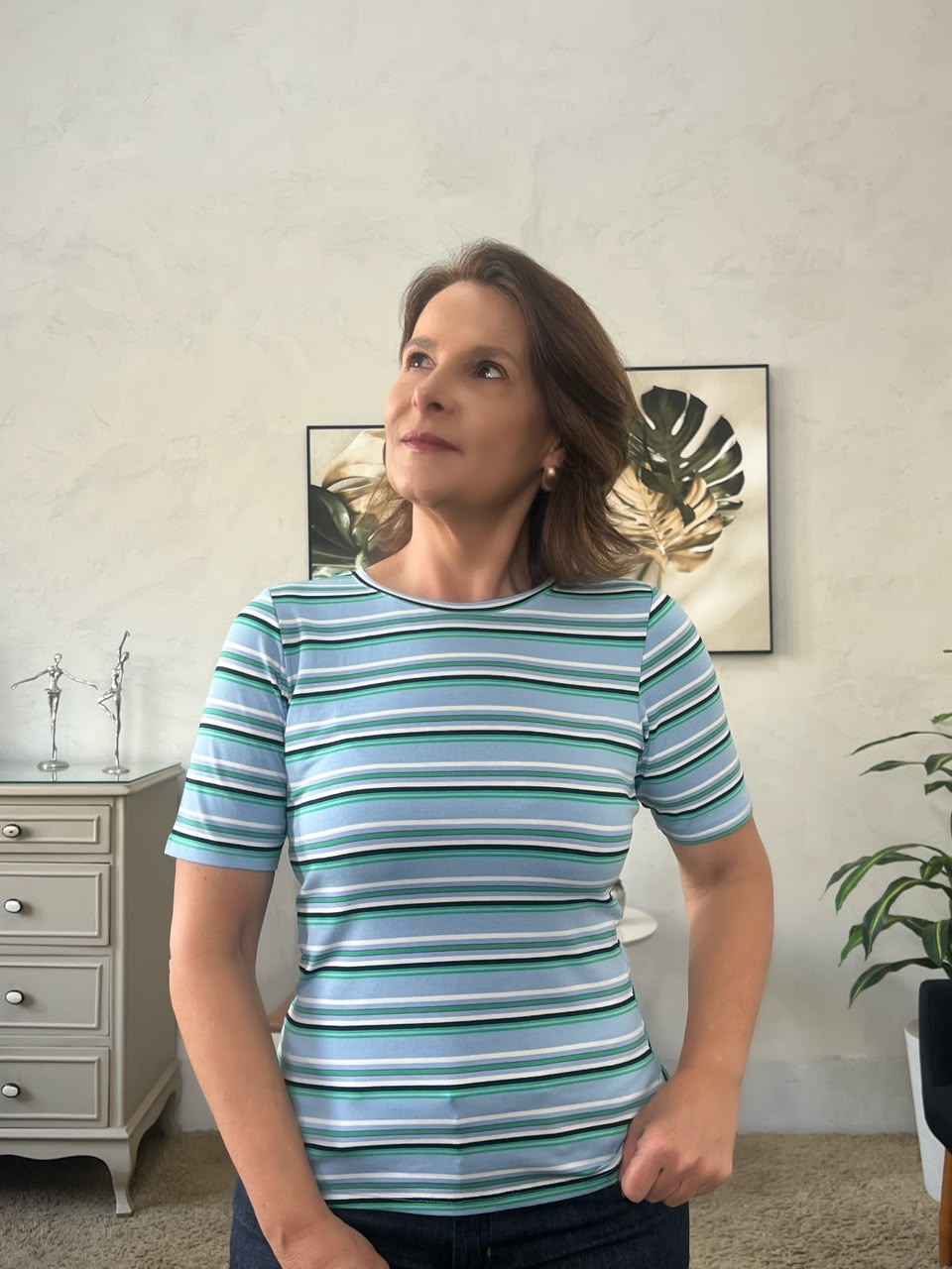 Tshirt Eduarda - Listrada Azul