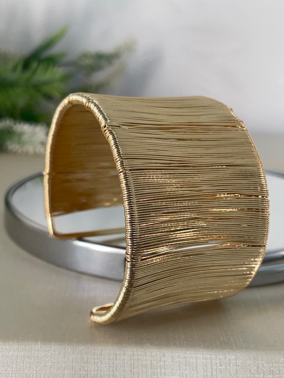 Bracelete Miranda Fios - Dourado