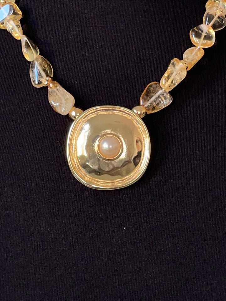 Colara Rúbia Pedras - Dourado