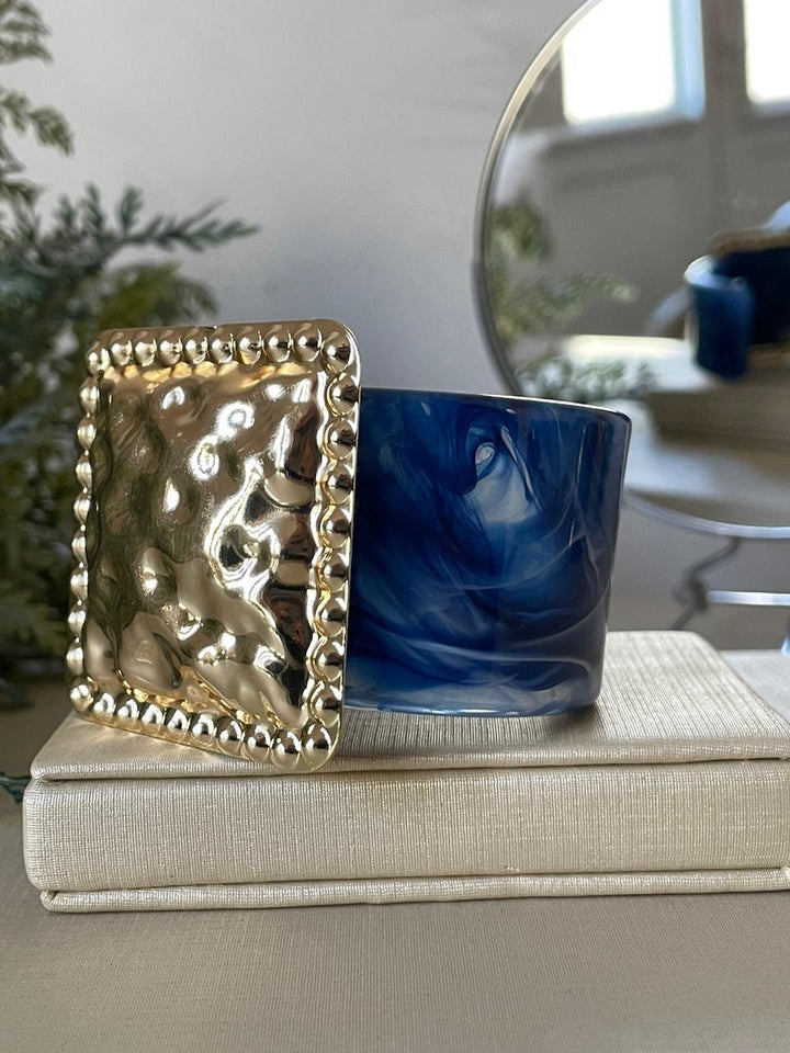 Bracelete Maressa - Azul/Dourado