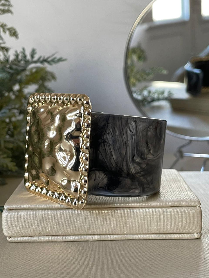 Bracelete Maressa - Preto/Dourado