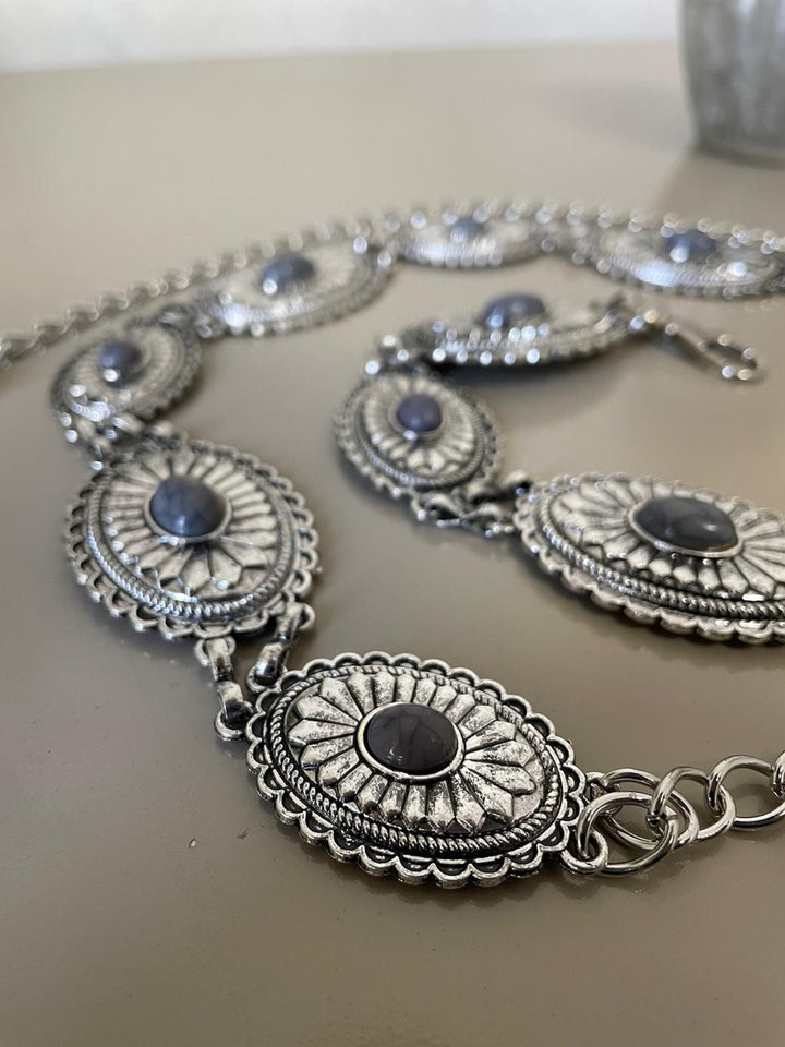 Cinto Maristela Medalhas - Prateado