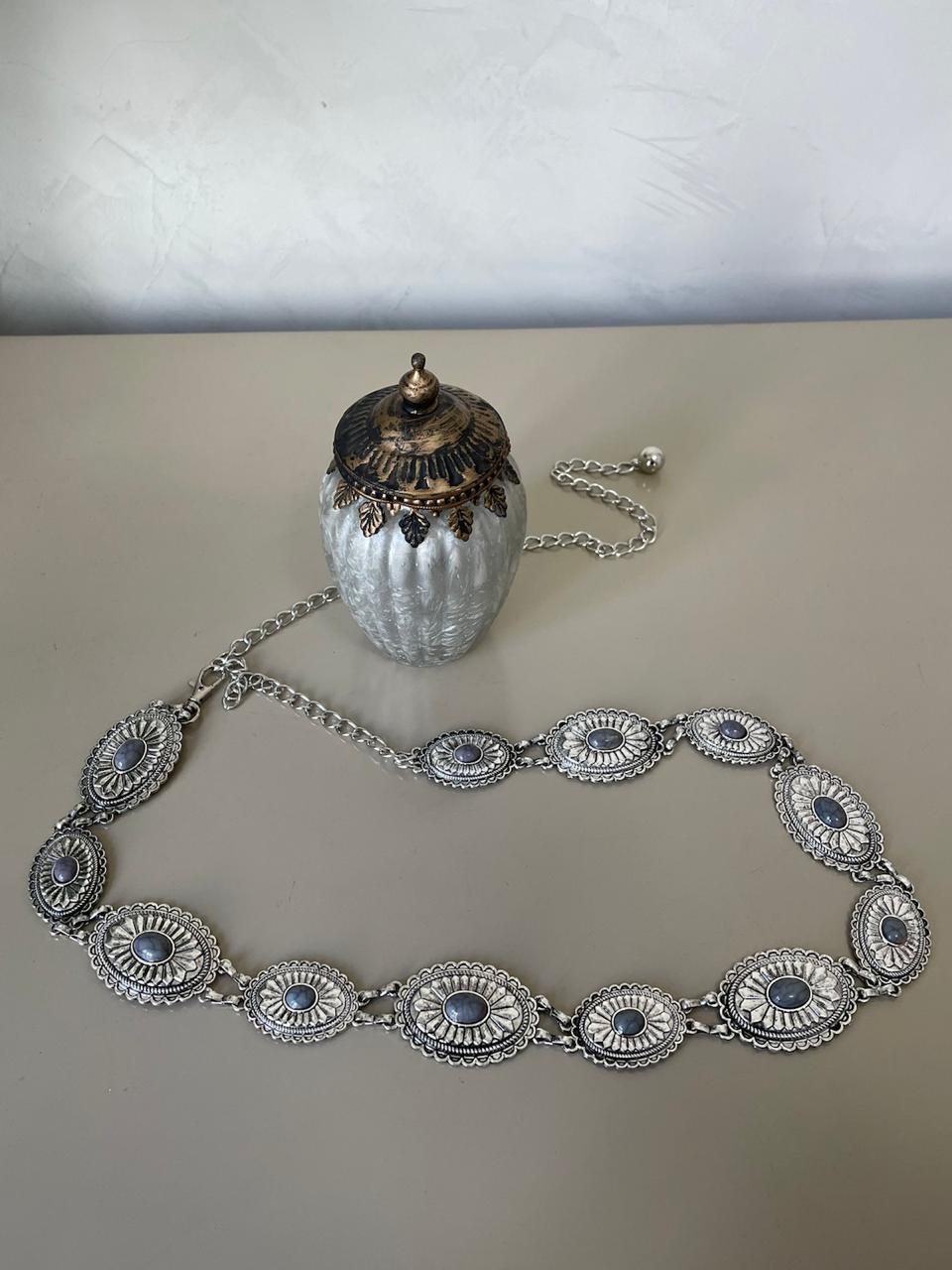 Cinto Maristela Medalhas - Prateado