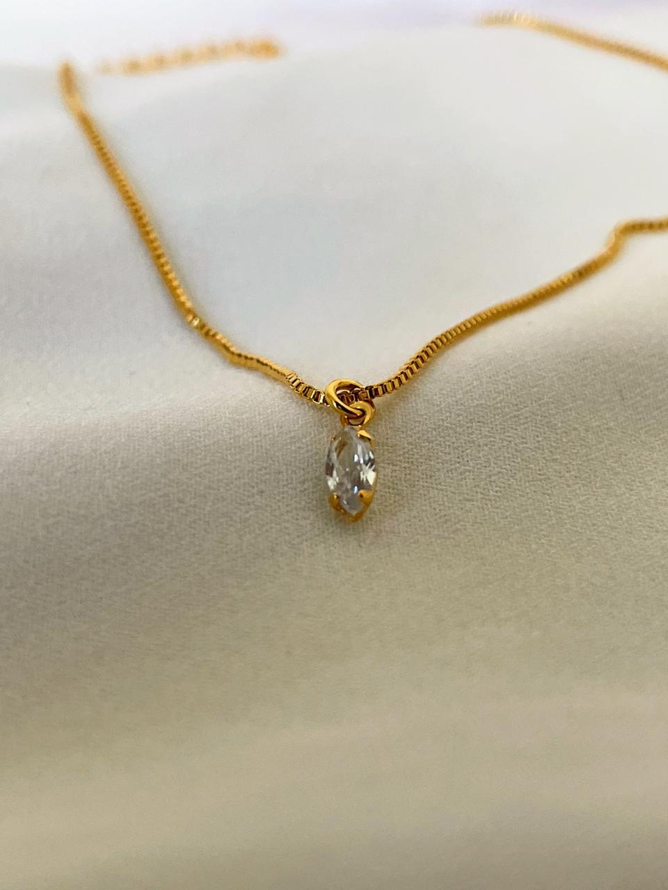 Tornozeleira Elisa - Dourada