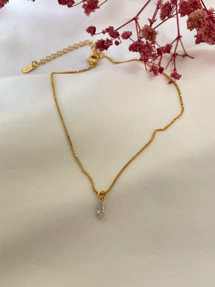 Tornozeleira Elisa - Dourada