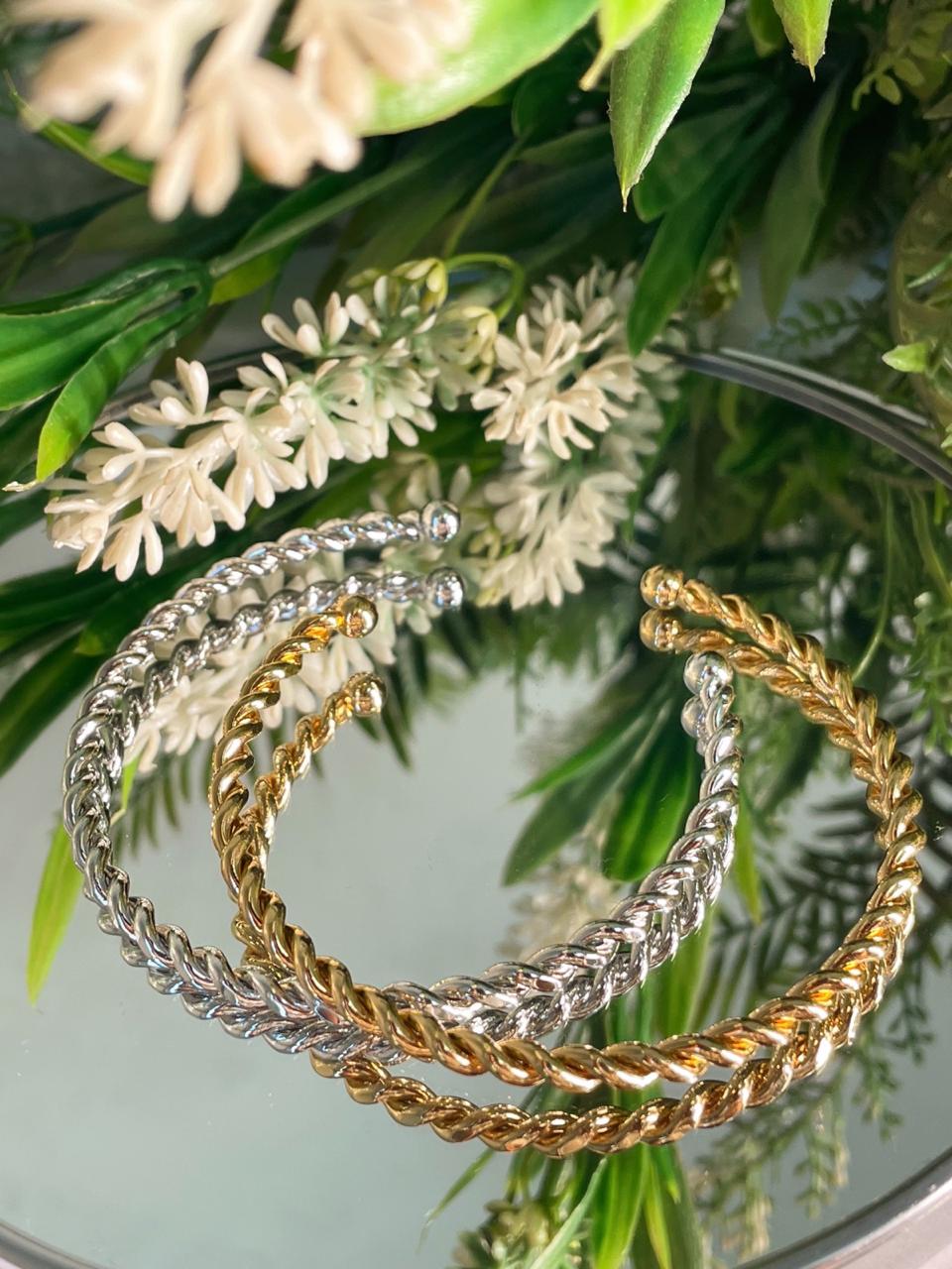 Bracelete Isis Torcido - Dourado