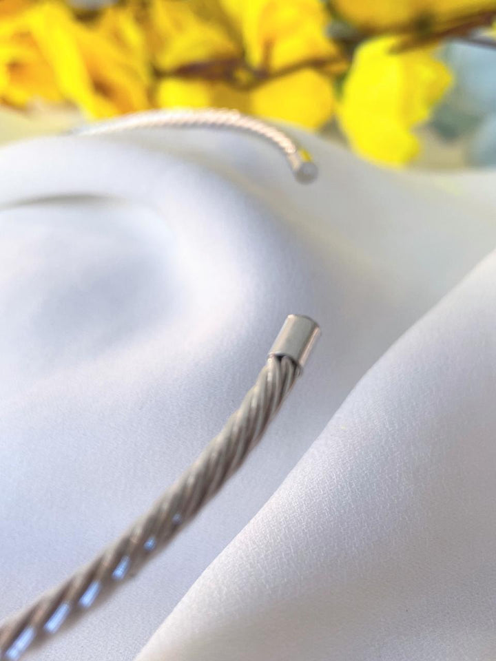 Choker Mirela Torcida - Prata