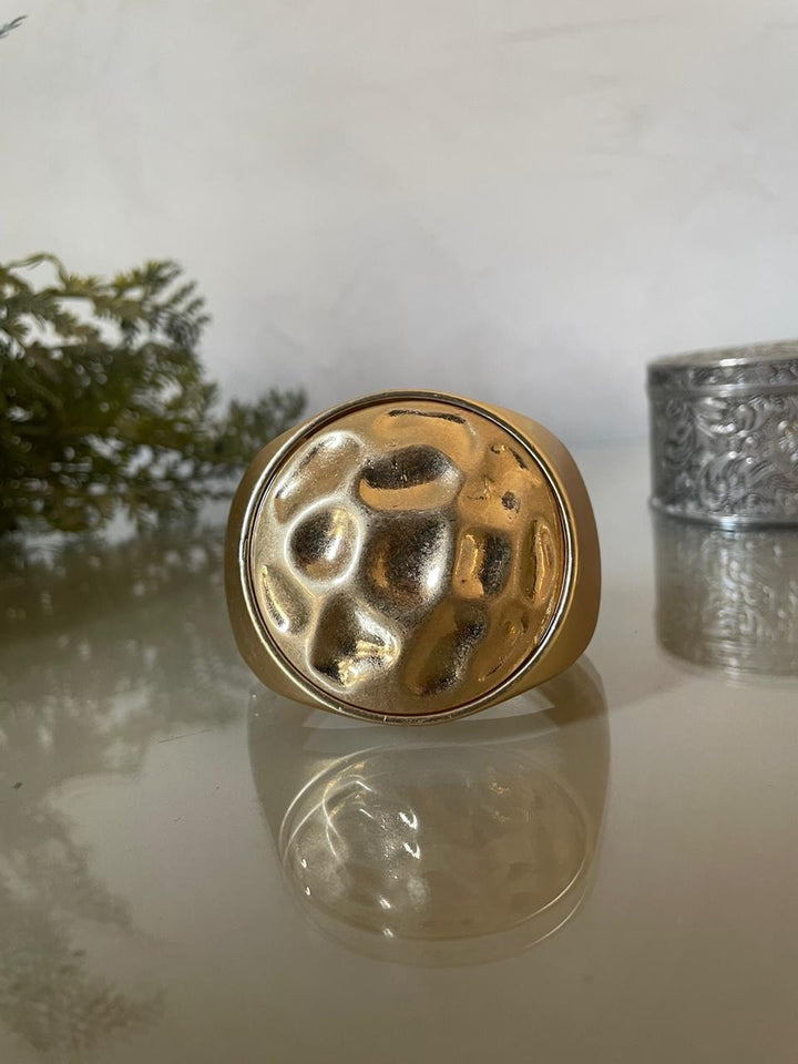 Bracelete Fran - Dourado Escovado