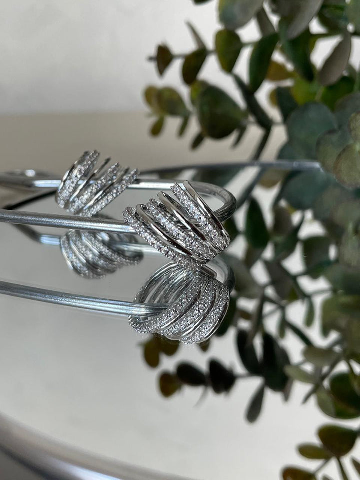 Brinco Gabi Ear cuff - Prateado