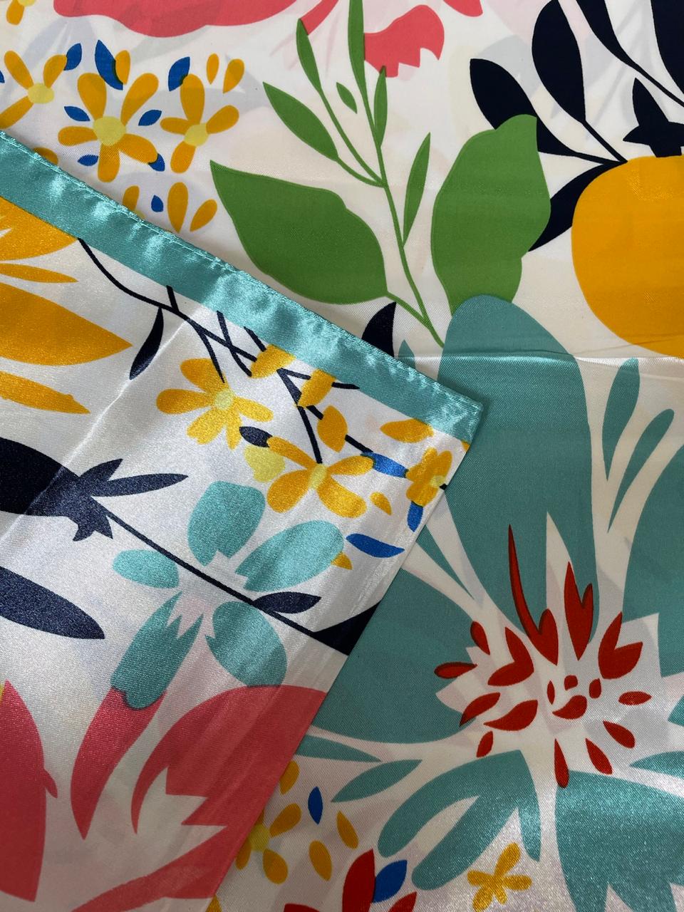 Lenço Samara Estampado - Amarelo