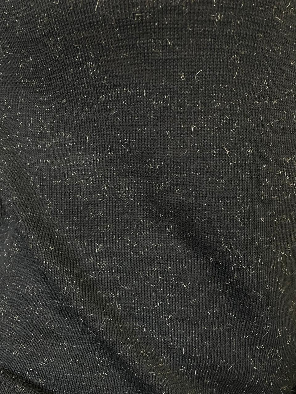 Conjunto Natália em Tricot Blusa Manga Curta e Calça - Preto