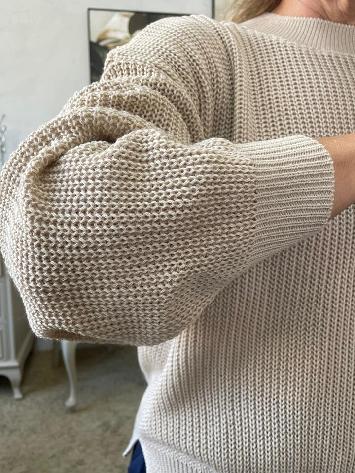 Tricot Graziela Manga Longa - Areia