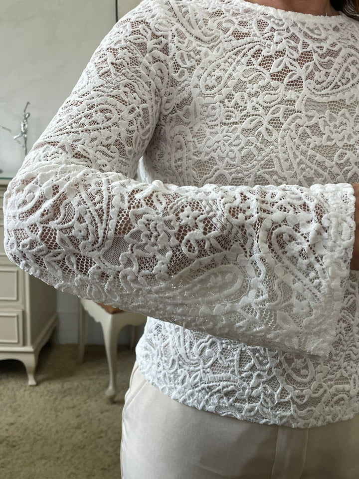 Blusa Raquel Renda - Off