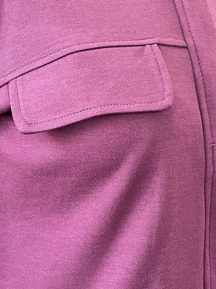 Conjunto Jucilene Jaqueta e Calça Wed Leg - Marsala