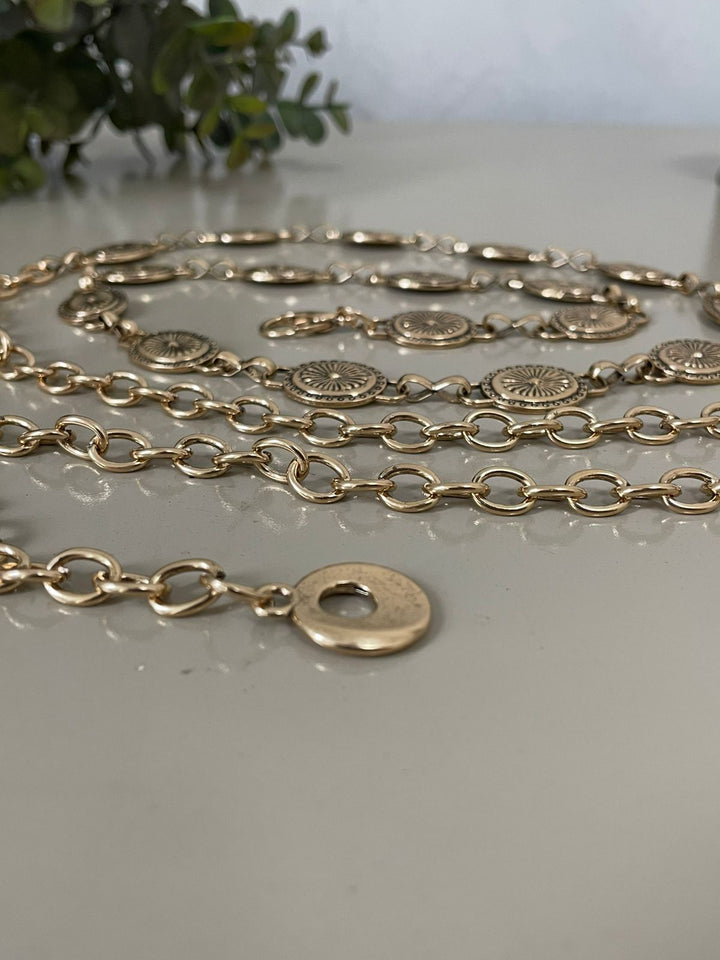 Cinto Júlia Medalhas Pequenas - Dourada