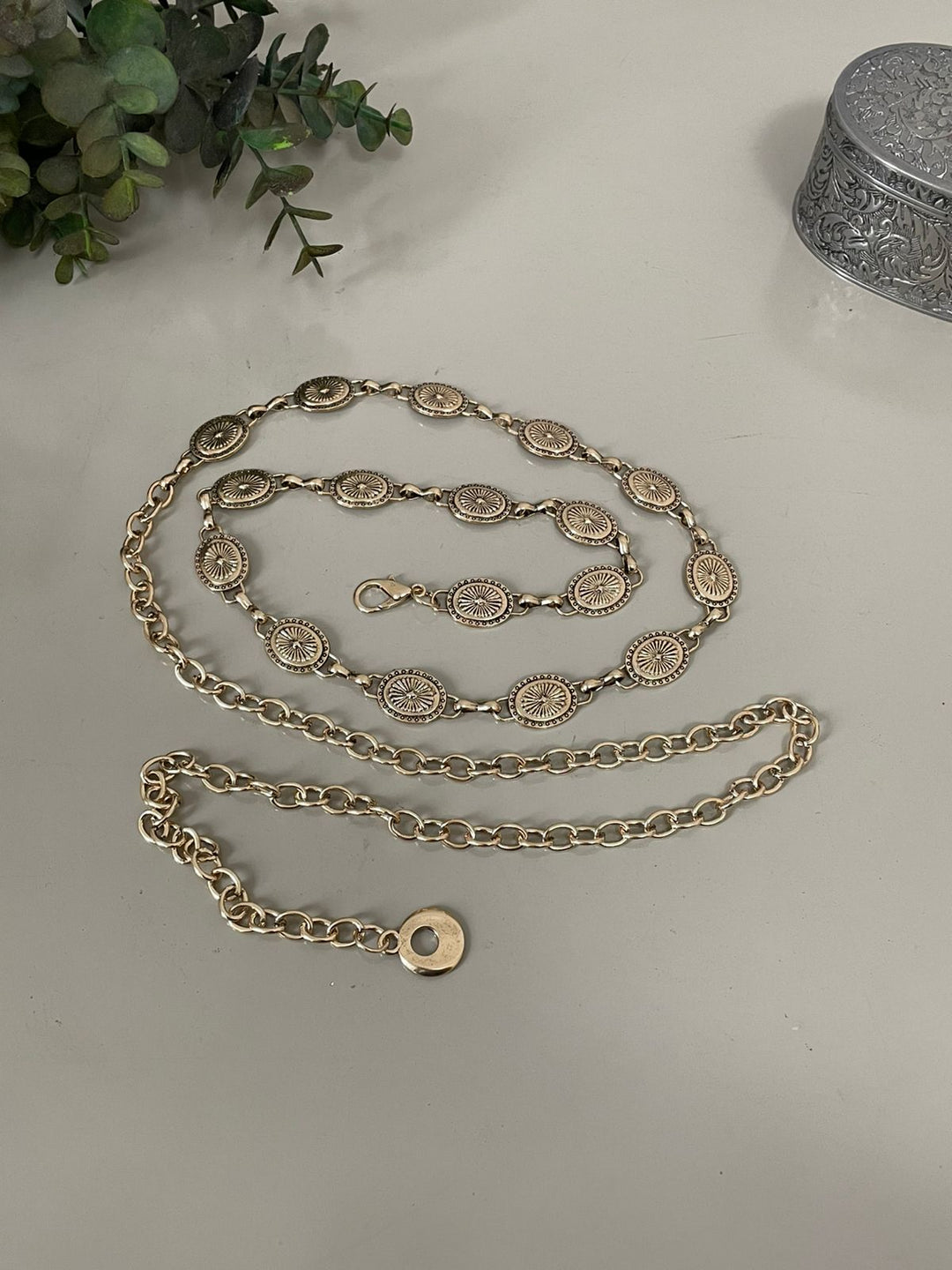 Cinto Júlia Medalhas Pequenas - Dourada