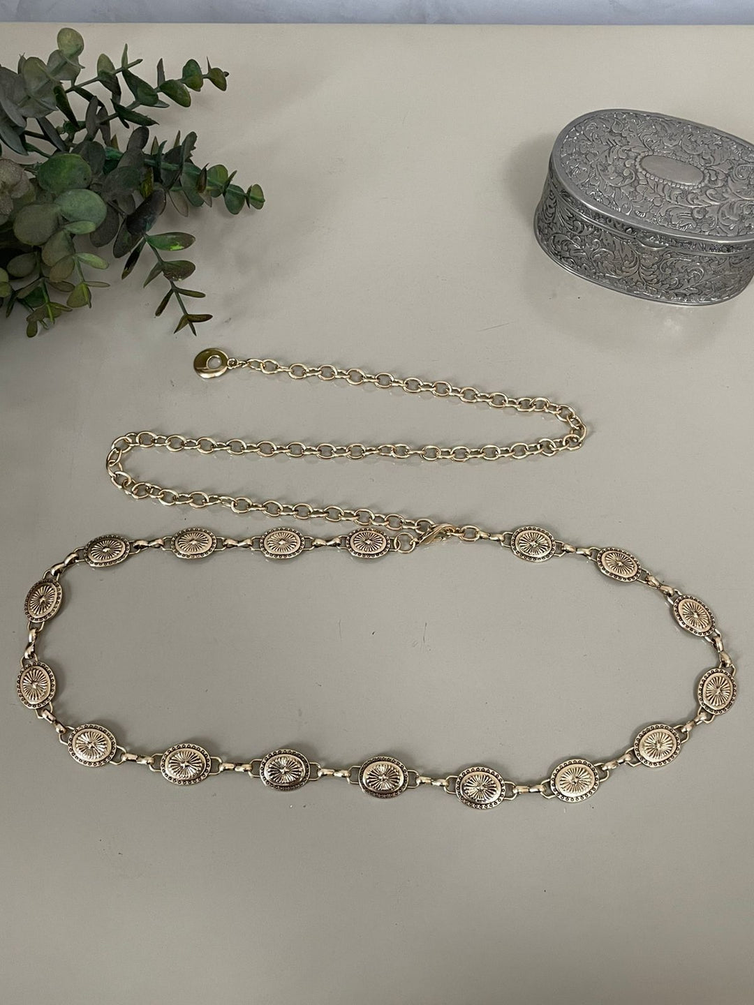 Cinto Júlia Medalhas Pequenas - Dourada