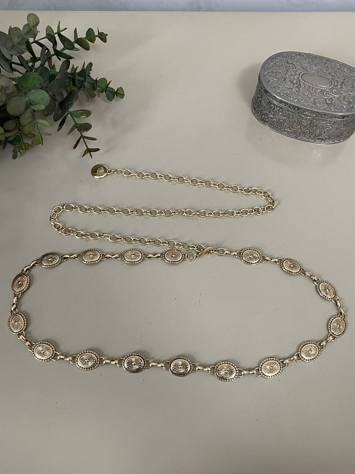 Cinto Júlia Medalhas Pequenas - Dourada