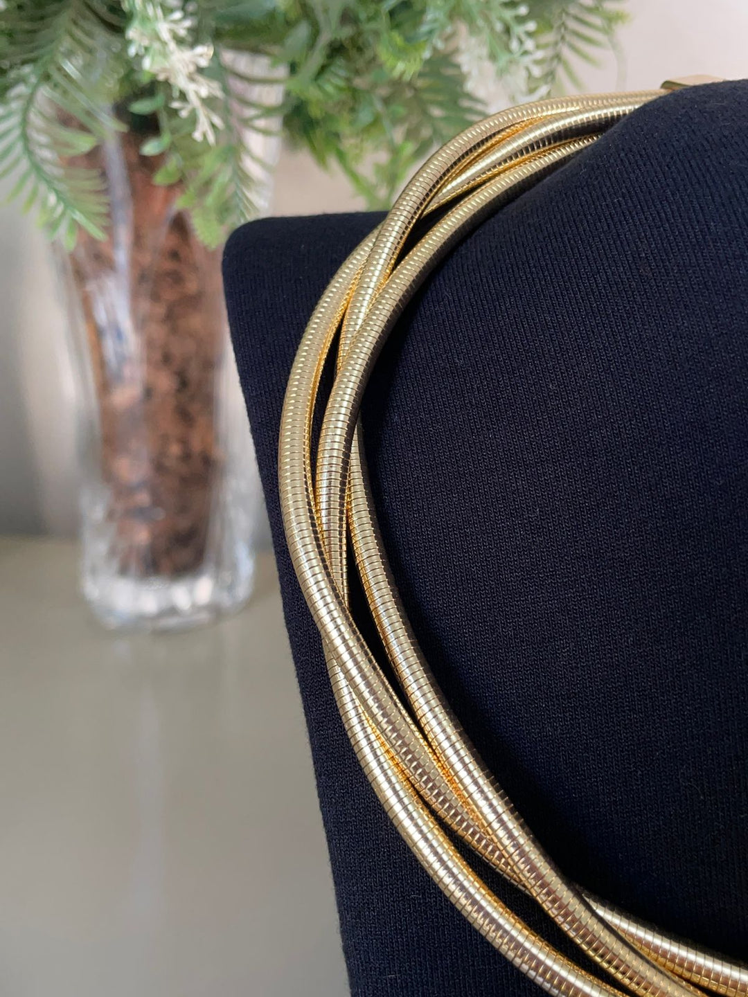 Choker Nayara 3 Aros - Dourada