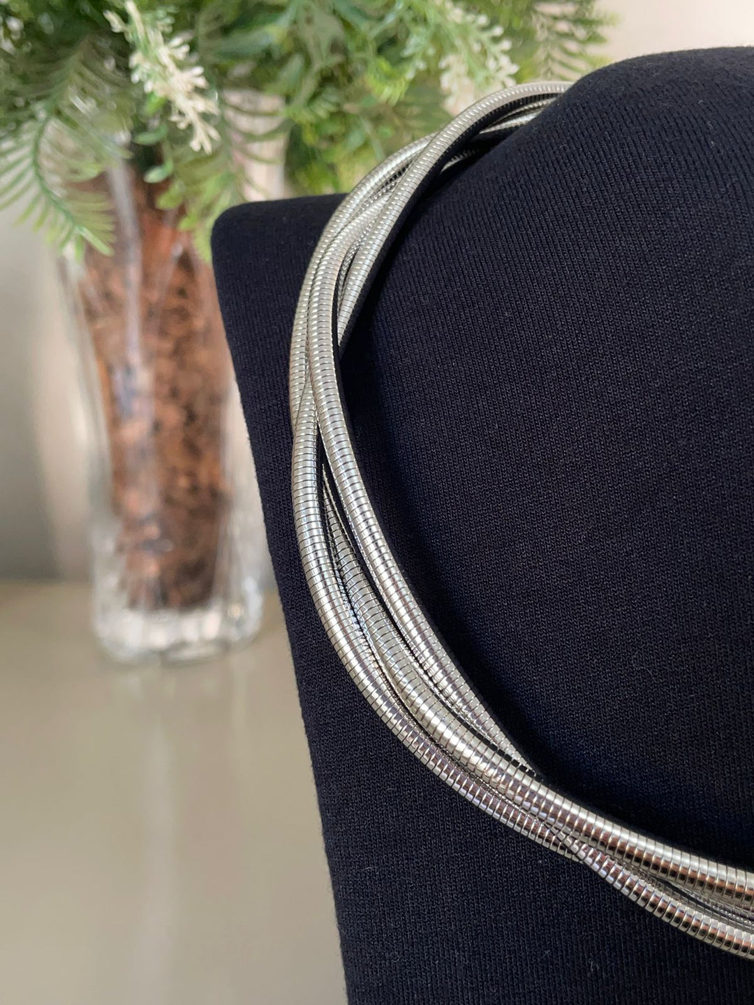 Choker Nayara 3 Aros - Prata
