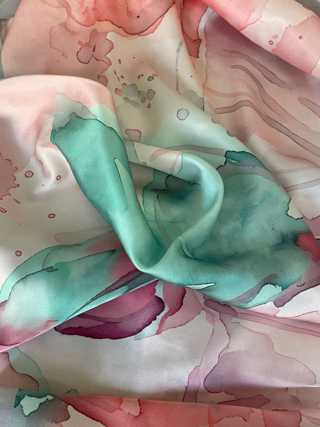 Lenço Samara Estampado - Rosa