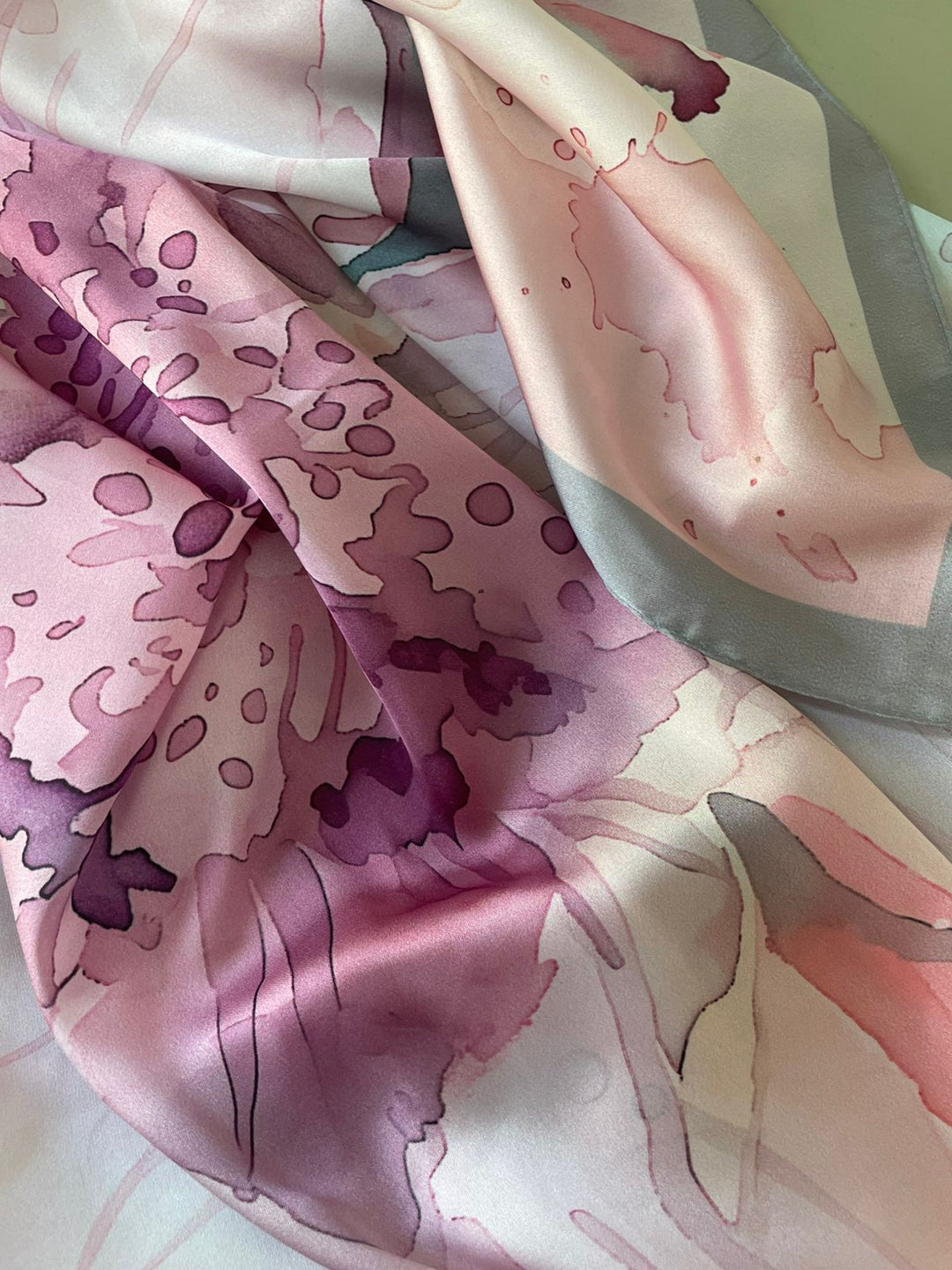 Lenço Samara Estampado - Rosa