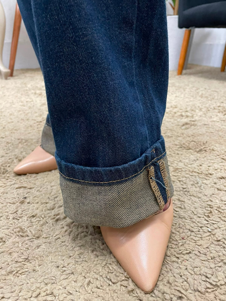 Calça Elisa Wide Leg - Jeans