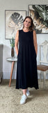 Vestido Regata em Malha Preto - Irene